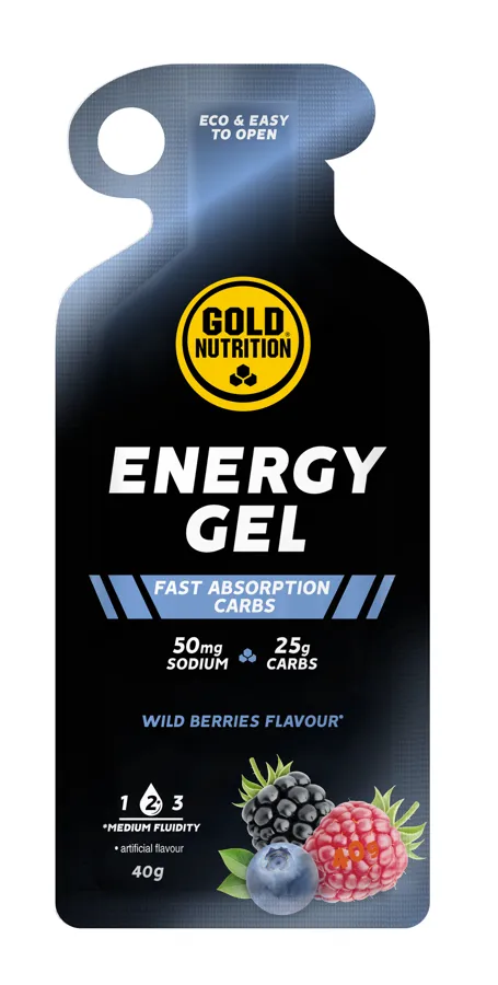 Energy gel wild werries 16geles, Gold Nutrition
