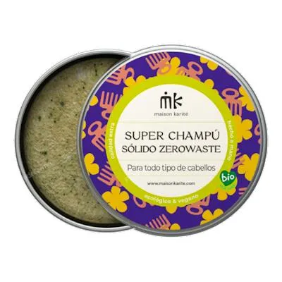 Maison Karité champú solido acond. zerowaste pastilla lata 75 g, Maison Karite