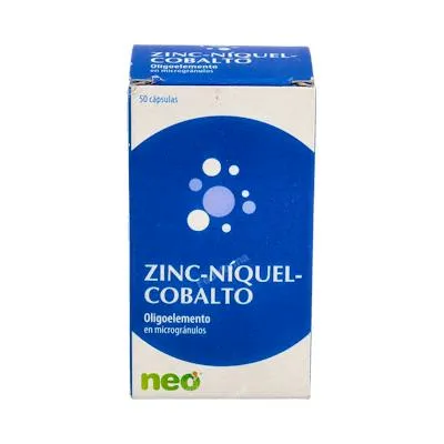 Zinc-niquel-cobalto microgranulos 50 cápsulas, Neo