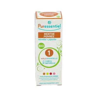 Aceite esencial de menta piperita BIO 10 ml, Puressentiel