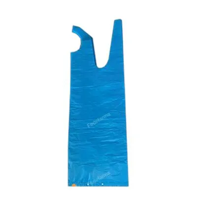 Delantal azul claro 50 udsgrande, Plasticaps