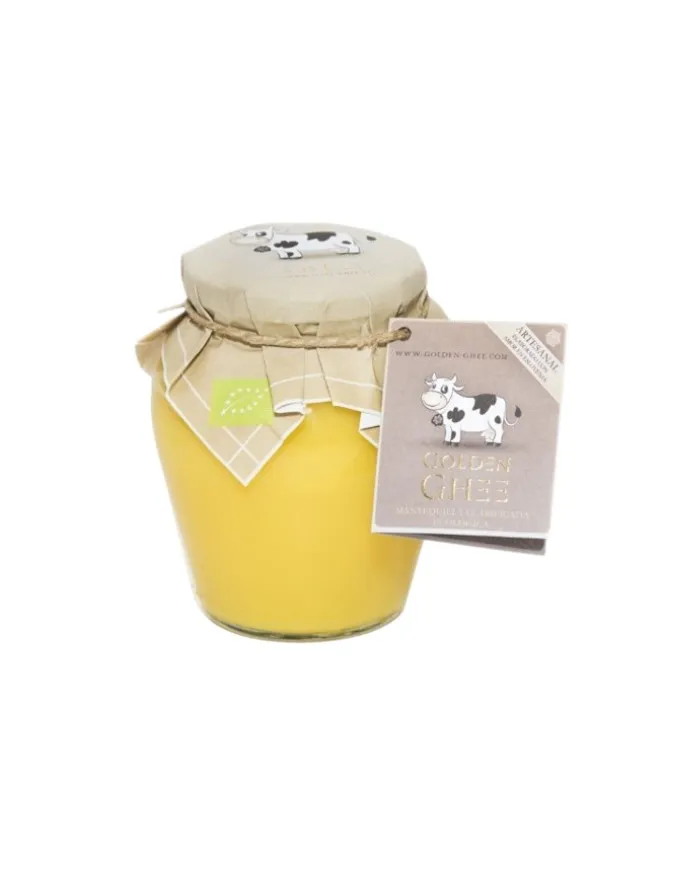 Mantequilla ghee golden clarificada vaca BIO 300 g, Indiaveda