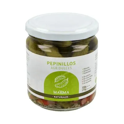 Pepinillos agridulces 350 g, Bionsan