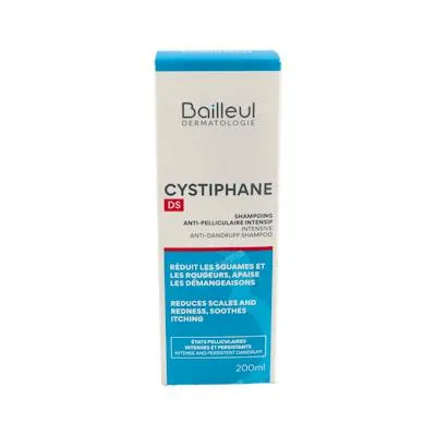 Cystiphane champú caspa intensivo ds 200 ml, Biorga