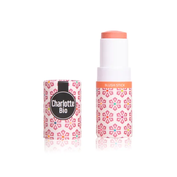 Rubor en crema coral - stick 5 g, Charlotte Bio