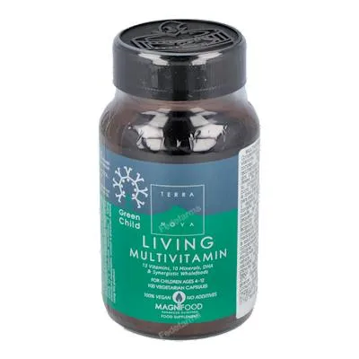Multivitamínico vivo infantil 100 cápsulas, Terranova
