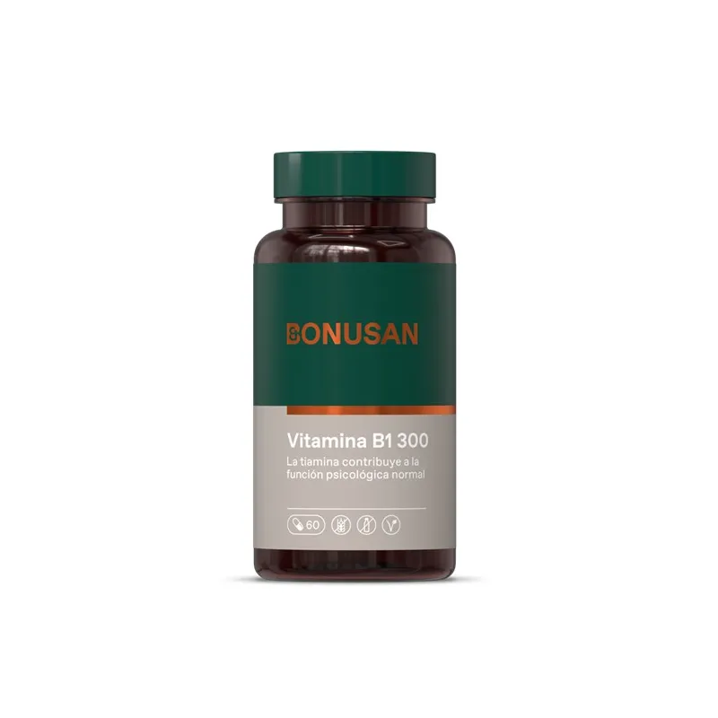 Vitamina b1 tiamina 300 mg 60 cápsulas, Bonusan