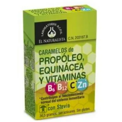 Caramelle propoli+echinacea espositore 20 x 36 g, El Naturalista