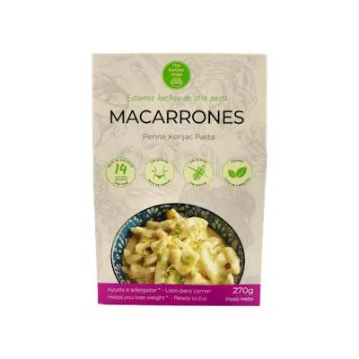 Macarrones de konjac sin gluten sin azúcar 200 g, The Konjac Shop
