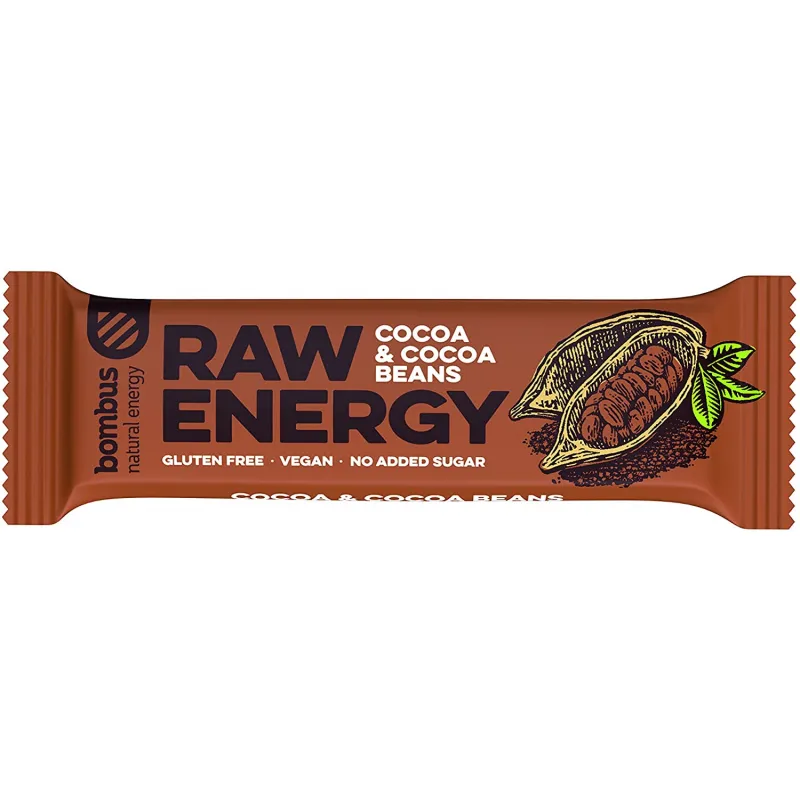 Barrita raw energy cocoa cocoa beans santiver 50 g, Santiveri