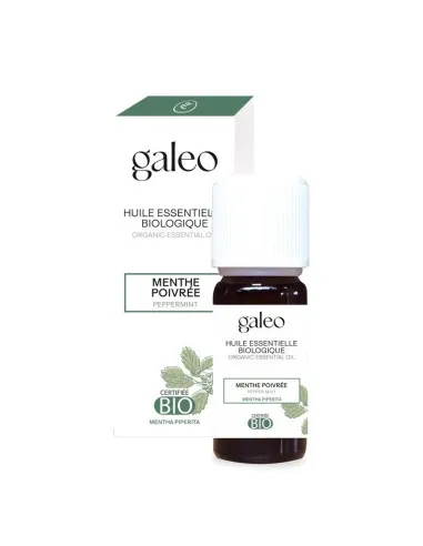 Huile essentielle de menthe poivrée BIO, Galeo