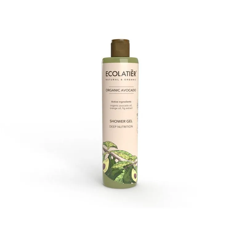Gel de Ducha Nutrición Profunda Aguacate BIO, Ecolatier