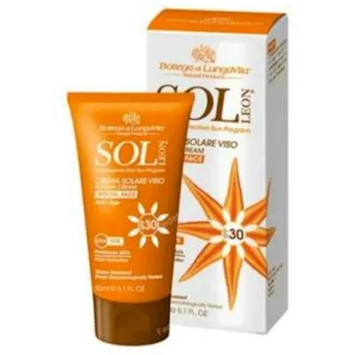 Sol Leon high protection solar facial cream SPF 30 50 ml, Bottega Di Lungavita