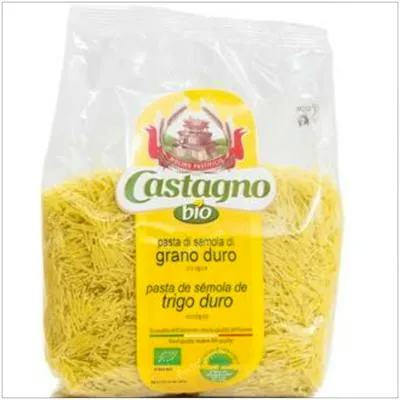 Fideos finos de trigo duro BIO 500 g, Castagno