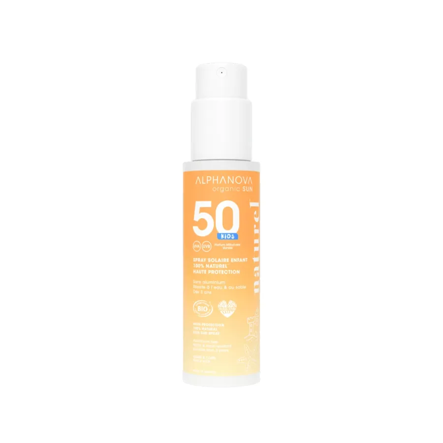 Spray solar niños SPF50 BIO 100 g, Alphanova