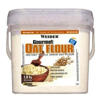 Harina de avena natural 1,9 kg, Weider