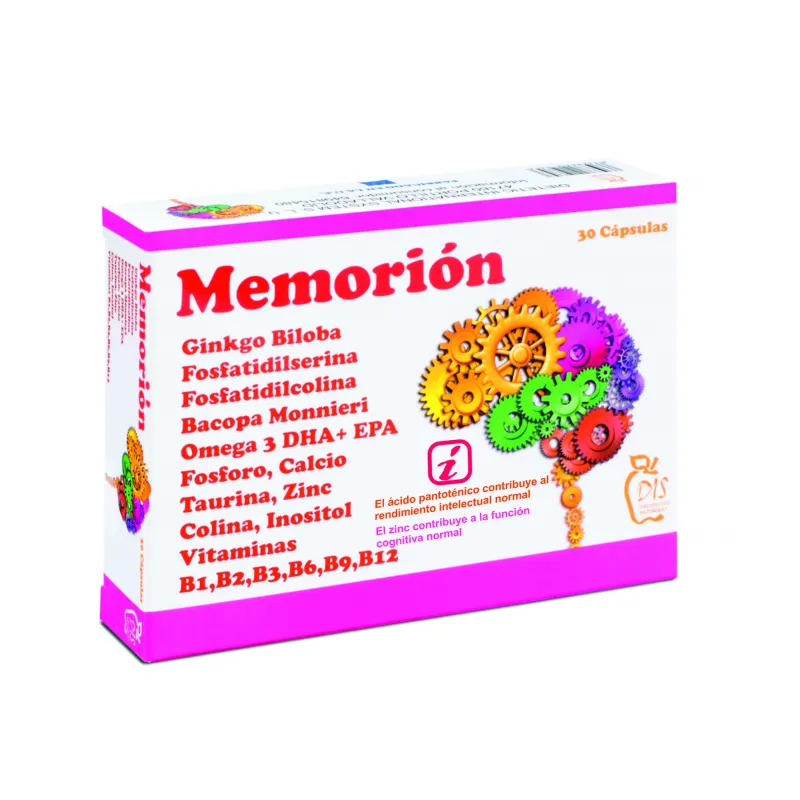 Memorion 30 cápsulas, Dis