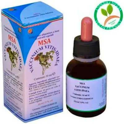Msa vaccinium vitis idaea arándano rojo jovenes brotes 50 ml, Herboplanet