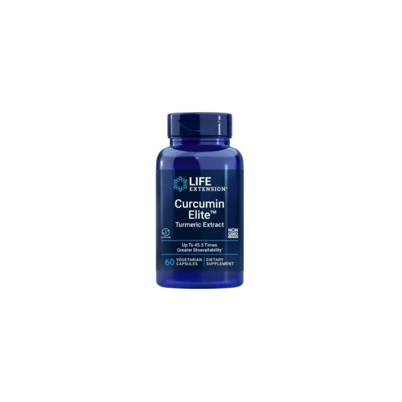 Curcuma elite tm turmeric extract life 60 gélules, Life Extension