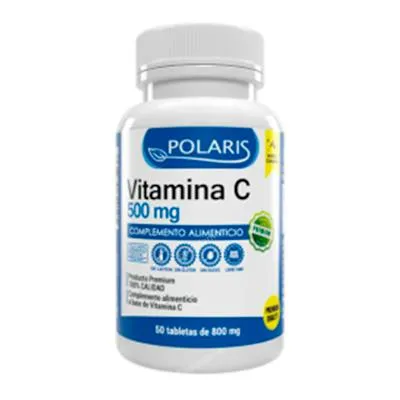 Vitamina C 500 mg 50 comprimidos, Polaris