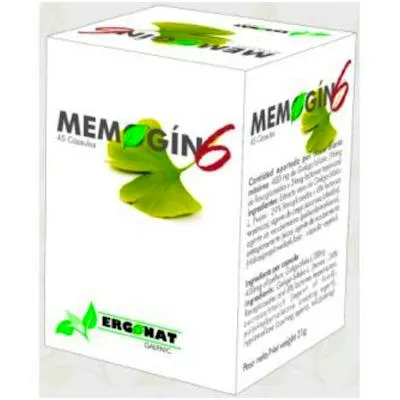 Memogin 6 45 cápsulas, Ergonat