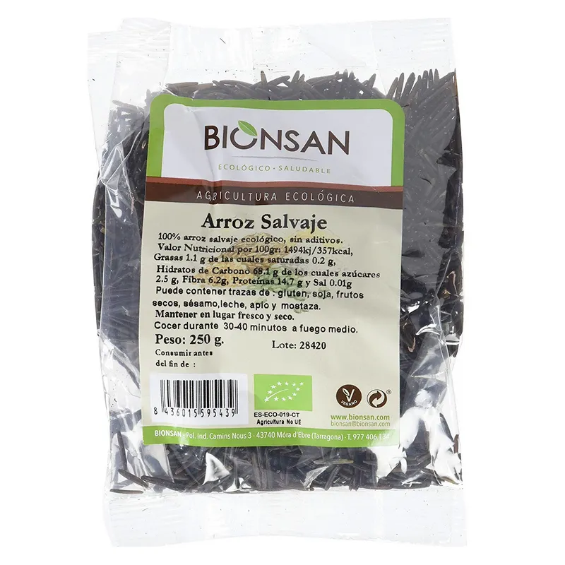 Arroz salvaje BIO 250 g, Bionsan
