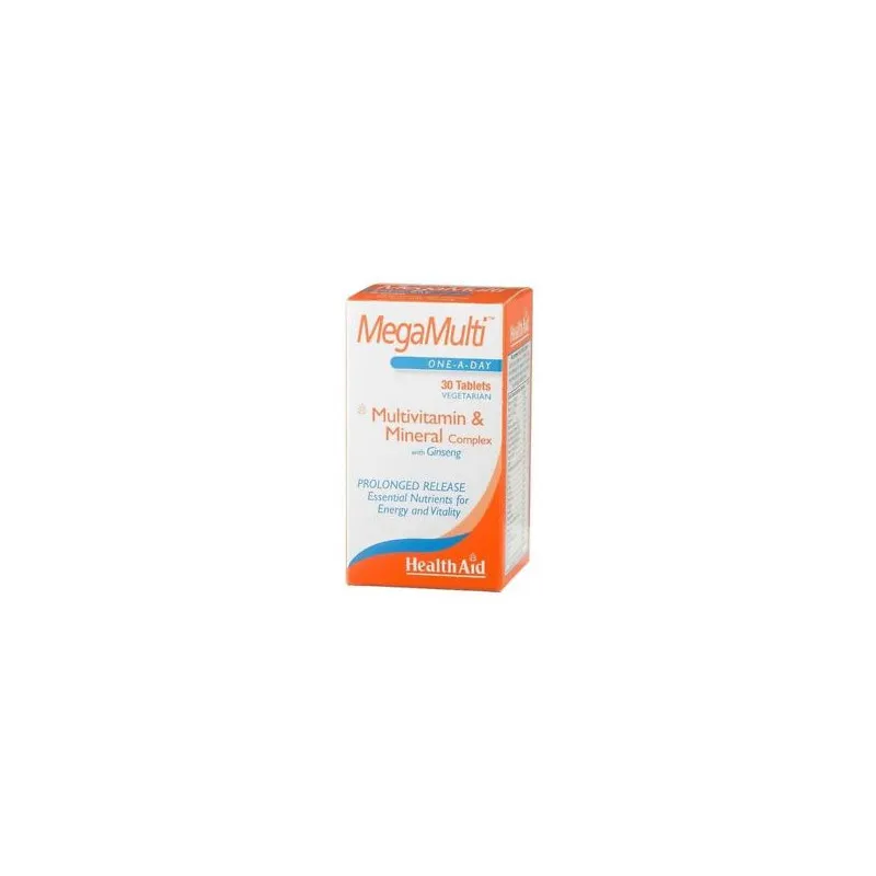 Megamulti 30 comprimidos, Health Aid
