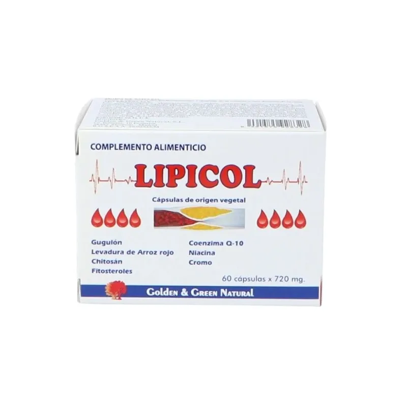 Lipicol 60 cápsulas golden gre 678 ml, Golden Green