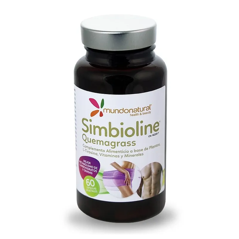 Simbioline quemagrasass mundonatural 60 cápsulas, Mundo Natural