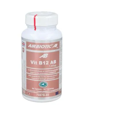 Vitamina B12 1000µg 60 comprimidos, Airbiotic