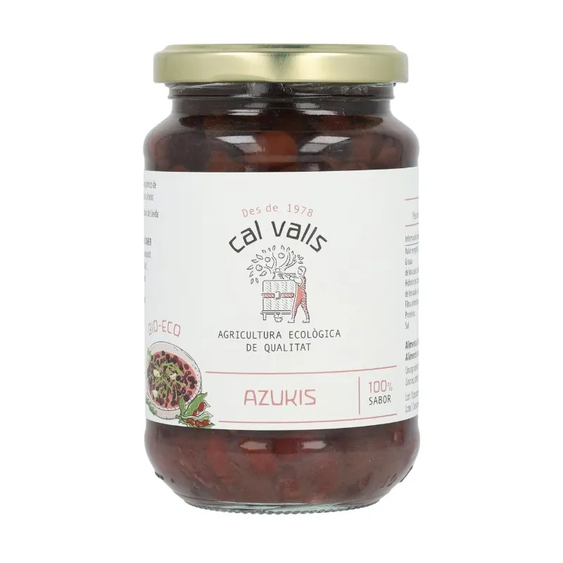 Azuki cocidos BIO 370 g, Cal Valls