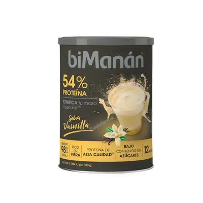 Batido pro vainilla 12 dosis BIO 360 g, Bimanan