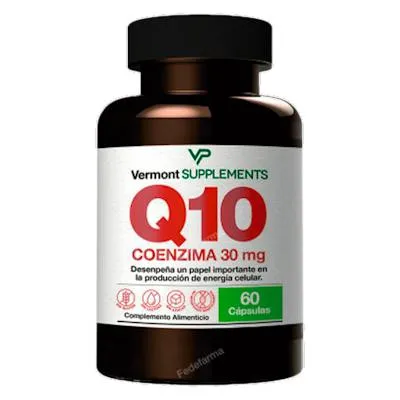 Coenzima Q10 30 mg 60 perlas, Vermont Supplements