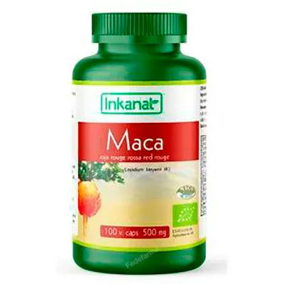 Maca roja BIO 100 cápsulas, Inkanat