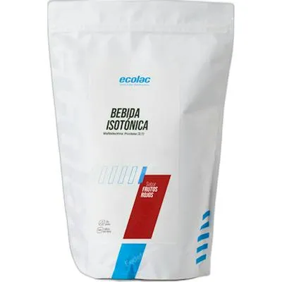 Prep. polvo bebida S. frutos rojos isotonica 1400 g, Ecolac
