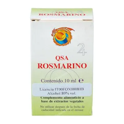 Qsa rosmarino (romero) gotas 10 ml, Herboplanet