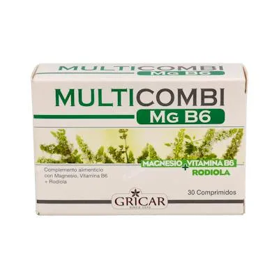 Multicombi magnesio B6 30 comprimidos, Gricar