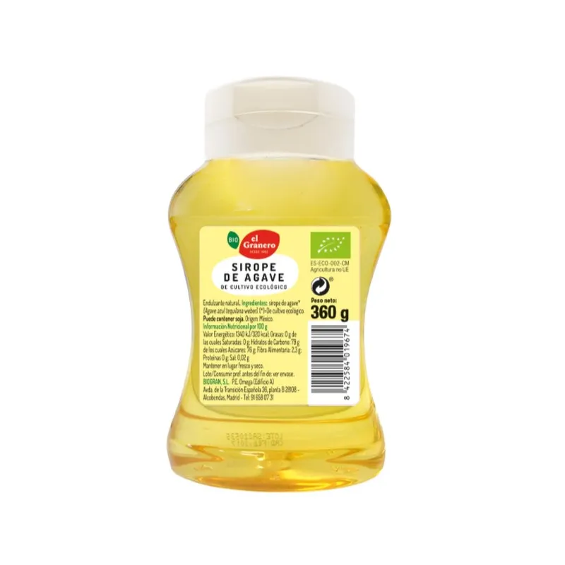 Sirop d'agave BIO 360 g, El Granero