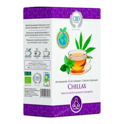 Infusión cannabis chillax BIO 10 uds., Cbd Cure