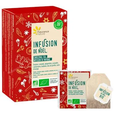 Infusión de navidad 20 bolsitas de té de 1,5 g, Fleurance Nature