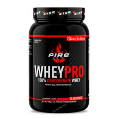 Wheypro concentrate fresa 908 g, Fire Nutrition