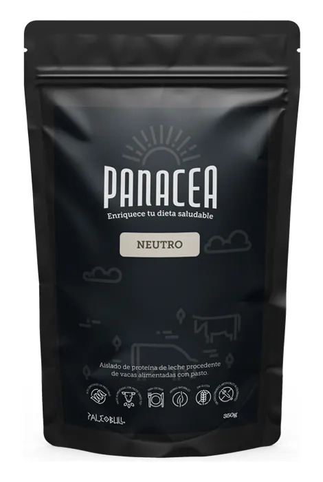 Panacea neutro aislado proteína de suero 750 g, Paleobull