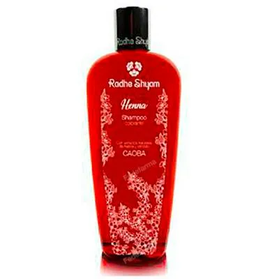 Shampoing henné couleur acajou 400 ml, Radhe Shyam
