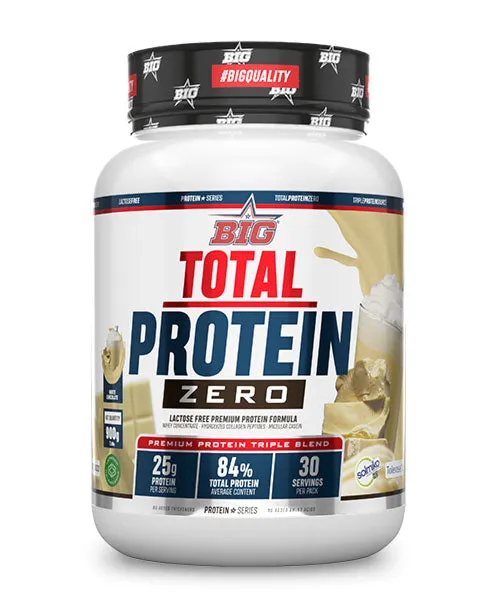 Total protein zero white chocolate 900 g, Big