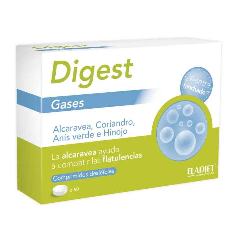 Digest gases 60 comprimidos, Eladiet