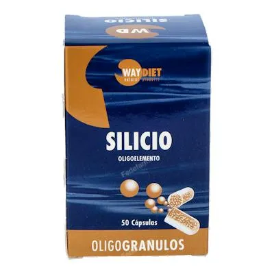 Silicio oligogranulos 50 cápsulas, Waydiet Natural Products