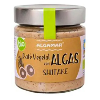 Pate de algas con shiitake BIO 180 g, Algamar