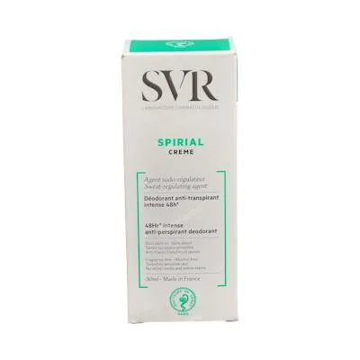 Spirial desodorante crema antitranspirante intenso +48H 50 ml, Svr