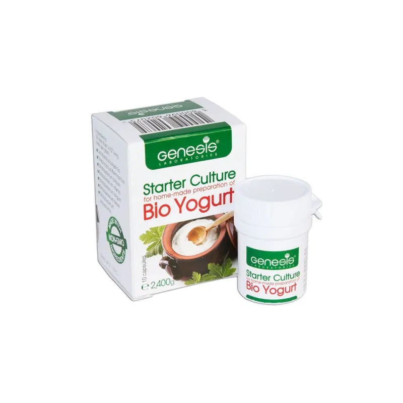 Ferment für Bulgarischen Joghurt mit Bifidus in x 250 mg 10 Kapseln, Genesis