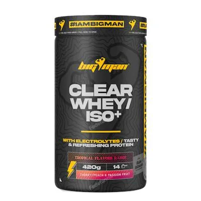 Iso clear whey frutas del bosque-fresa 420 g, Bigman